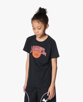 UAテック ショートスリーブ Tシャツ 〈グラフィック〉（バスケットボール/KIDS）
